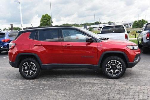 Red 2025 Jeep Compass Trailhawk