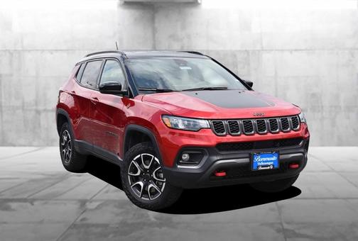 Red 2025 Jeep Compass Trailhawk