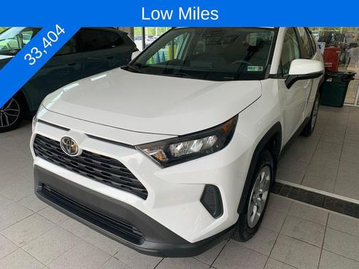 Super White 2021 Toyota RAV4 LE