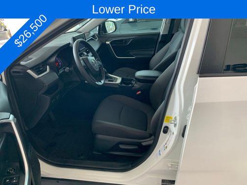 Super White 2021 Toyota RAV4 LE