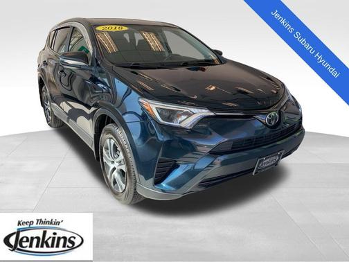 Galactic Aqua Mica 2018 Toyota RAV4 LE