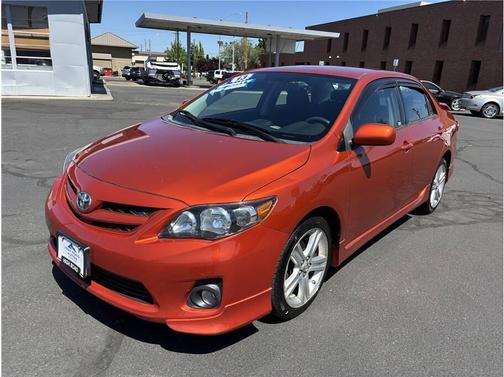 Orange 2013 Toyota Corolla S Special Edition