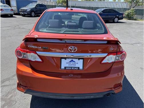 Orange 2013 Toyota Corolla S Special Edition