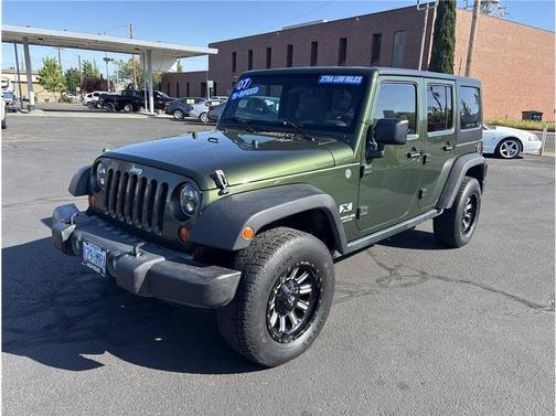 Green 2007 Jeep Wrangler Unlimited X