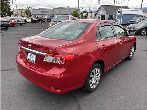 Red 2013 Toyota Corolla LE