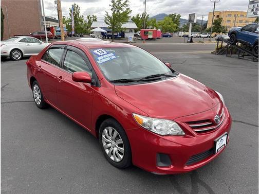 Red 2013 Toyota Corolla LE