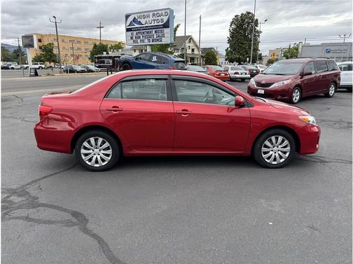 Red 2013 Toyota Corolla LE