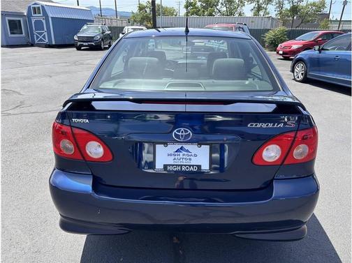 Blue 2007 Toyota Corolla S
