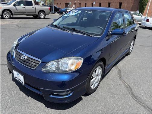 Blue 2007 Toyota Corolla S