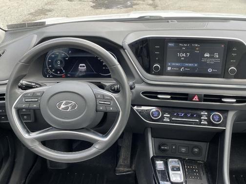 Quartz White 2021 Hyundai SONATA SEL