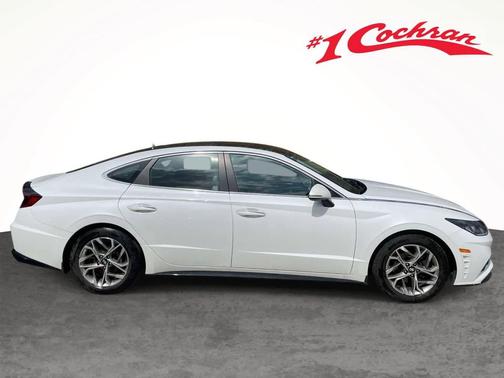 Quartz White 2021 Hyundai SONATA SEL