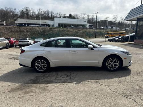 Quartz White 2021 Hyundai SONATA SEL