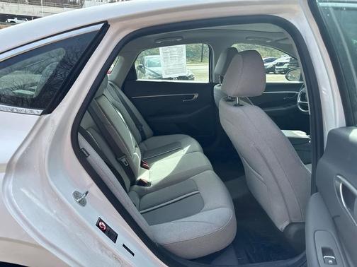 Quartz White 2021 Hyundai SONATA SEL