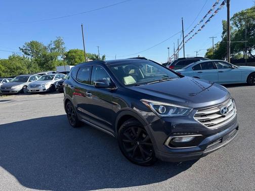 Marlin Blue 2017 Hyundai Santa Fe Sport 2.0L Turbo Ultimate