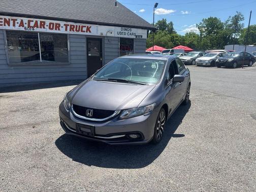 Gray 2015 Honda Civic EX-L