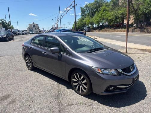 Gray 2015 Honda Civic EX-L