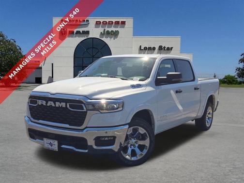 Bright White Clearcoat 2025 RAM 1500 Lone Star