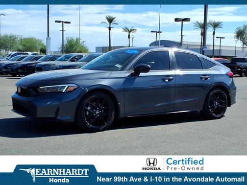 Meteorite Gray Metallic 2025 Honda Civic Hybrid