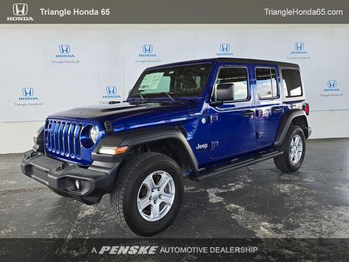 Ocean Blue Metallic 2019 Jeep Wrangler Unlimited Sport