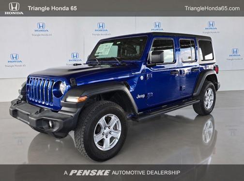 Ocean Blue Metallic 2019 Jeep Wrangler Unlimited Sport