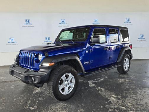 Ocean Blue Metallic 2019 Jeep Wrangler Unlimited Sport