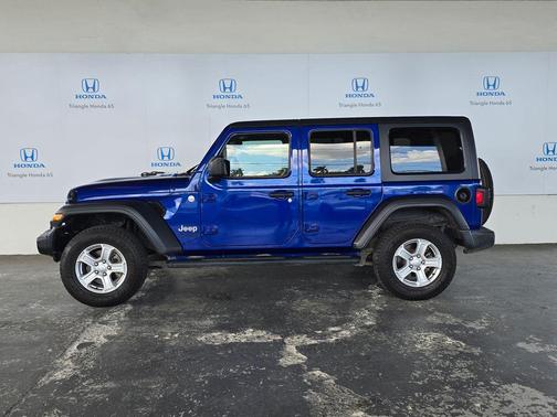 Ocean Blue Metallic 2019 Jeep Wrangler Unlimited Sport
