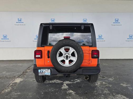 Orange 2019 Jeep Wrangler Sport
