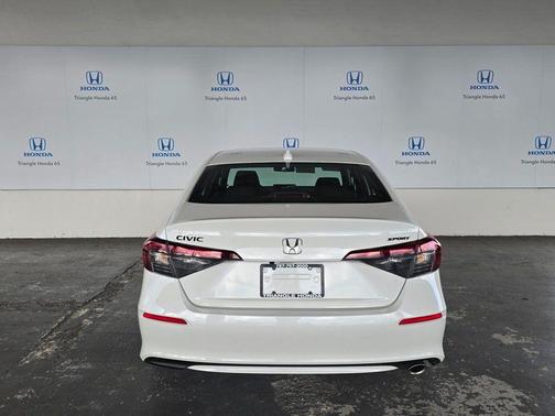 Platinum White Pearl 2026 Honda Civic Sport