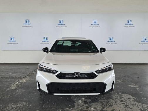 Platinum White Pearl 2026 Honda Civic Hybrid Sport