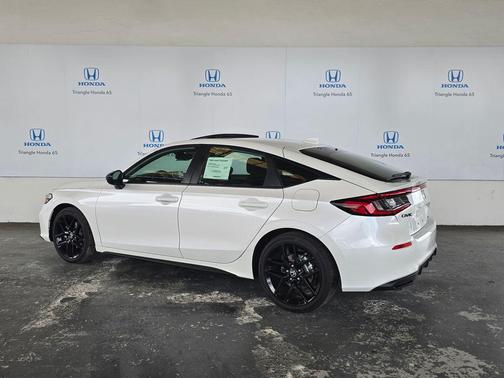 Platinum White Pearl 2026 Honda Civic Hybrid Sport