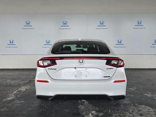 Platinum White Pearl 2026 Honda Civic Hybrid Sport