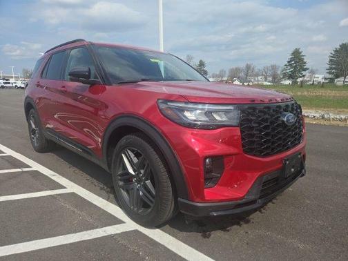 Rapid Red Metallic Tinted Clearcoat 2025 Ford Explorer ST