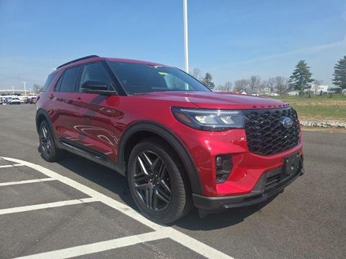 Rapid Red Metallic Tinted Clearcoat 2025 Ford Explorer ST