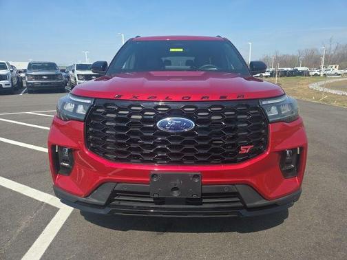 Rapid Red Metallic Tinted Clearcoat 2025 Ford Explorer ST