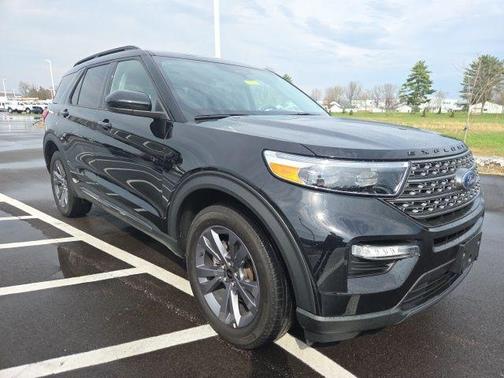 Agate Black Metallic 2023 Ford Explorer XLT