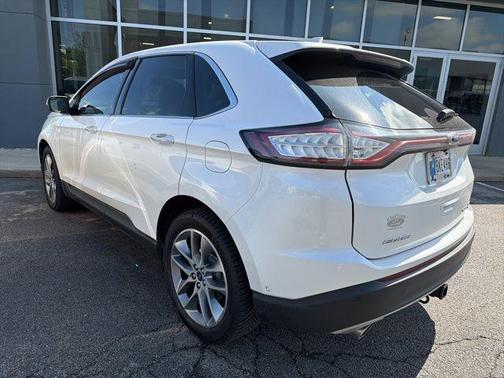 White Platinum 2018 Ford Edge Titanium