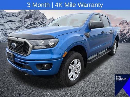 Blue 2022 Ford Ranger XLT