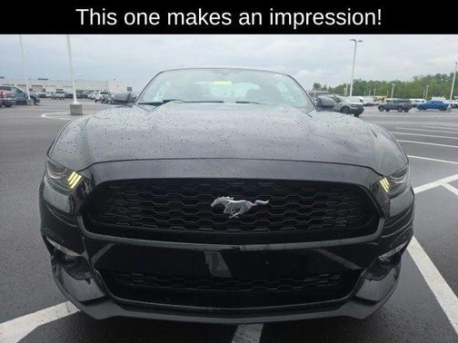 Black 2015 Ford Mustang EcoBoost