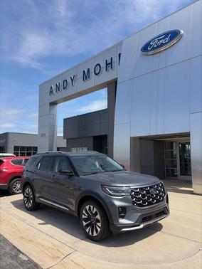 Gray Metallic 2026 Ford Explorer Platinum