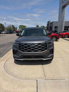 Gray Metallic 2026 Ford Explorer Platinum