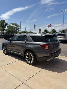 Gray Metallic 2026 Ford Explorer Platinum