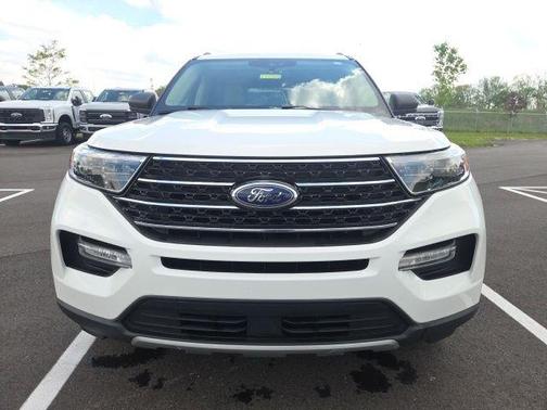 White Metallic 2021 Ford Explorer XLT
