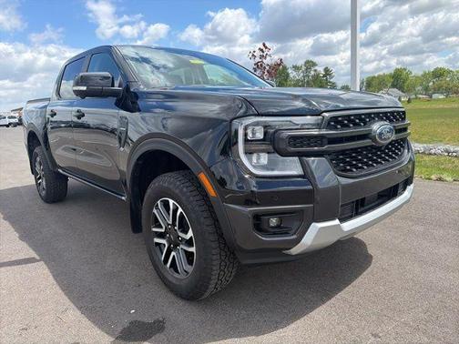 Shadow Black 2025 Ford Ranger Lariat