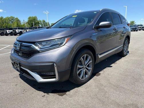 Modern Steel Metallic 2021 Honda CR-V Hybrid Touring
