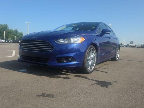 Deep Impact Blue 2013 Ford Fusion Titanium