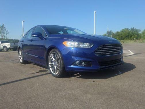 Deep Impact Blue 2013 Ford Fusion Titanium