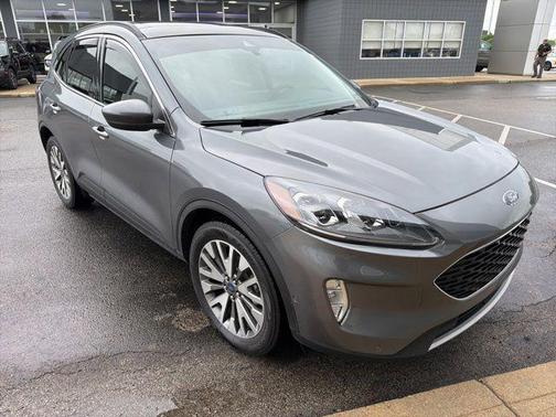 Gray 2021 Ford Escape Titanium Hybrid