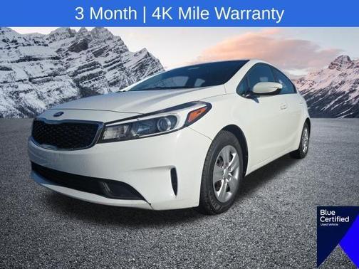 Clear White 2017 Kia Forte LX