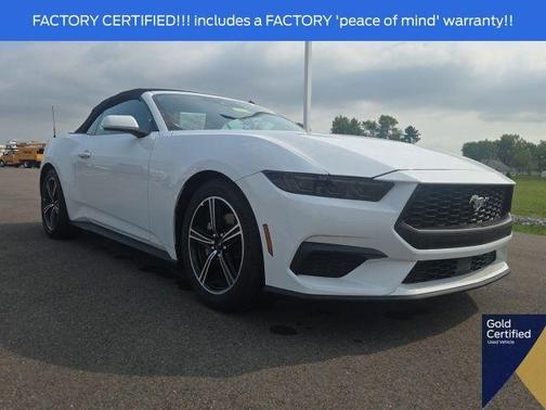 Oxford White 2025 Ford Mustang EcoBoost Premium