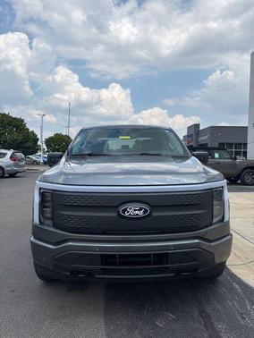 Gray Metallic 2025 Ford F-150 Lightning Flash